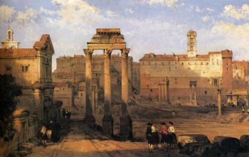David Roberts : The Forum Rome